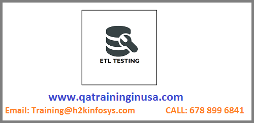 ETL Testing Online Training With Live Project