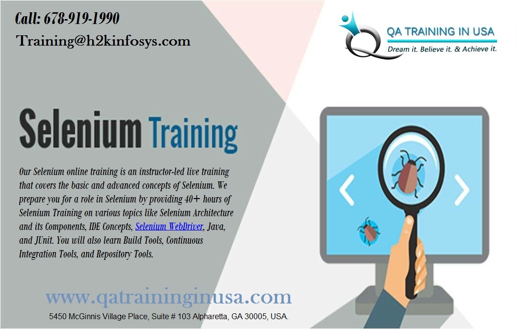 Selenium Online Training with Job Support Selenium Online Training with Job Support