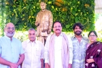 ANR 100th Birthday visuals, ANR Statue, anr statue inaugurated, Personality