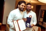 Allu Arjun latest, Allu Arjun awards, allu arjun celebrates receiving national award, National awards