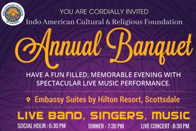Indo American Cultural & Religious Foundation - Annual Banquet