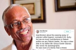 Indian origin pakistani leader, bm kutty age, indian origin pakistani leader b m kutty dies at 89, Shashi tharoor