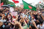 Hasina, Hasina, bangladesh the protest to withheld reservation, Police force
