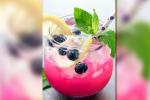 Tangy Blueberry Lemonade, blueberry drinks, blueberry lemonade, Blueberry lemonade