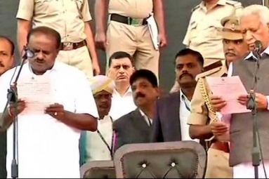 A Teaser of Federal Front Released In the Oath Taking Ceremony of Kumara Swamy