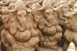Making of clay Ganesha, clay Ganesha, 10 simple steps to make eco friendly ganesha at home, Clay ganesha