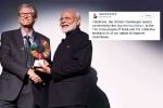 narendra modi, Bill and Melinda Gates Foundation, narendra modi receives global goalkeeper award, Melinda gates narendra modi, Bill and Melinda Gates Foundation, narendra modi receives global goalkeeper award, Melinda gates