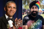 Jiwandeep Kohli, sikh man with rainbow turban, pride month 2019 sikh man s rainbow turban impresses barack obama, Pride month