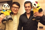 Jackie Chan, Jackie Chan latest, jackie and salman khan bond in mumbai, Amyra dastur