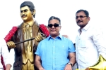 Mahesh Babu fans invitation to Kamal Haasan, Kamal Haasan. Kamal Haasan in Vijayawada, kamal haasan unveiled statue of superstar krishna, Avinash