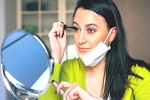face masks, brows, how to wear makeup with a facemask, Eyebrows