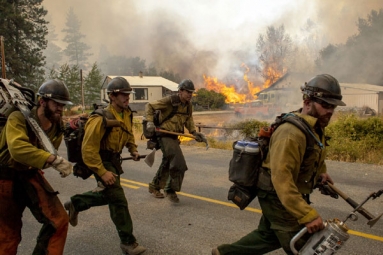 Maryland Firefighters Fight Wildfire in 3 Western States