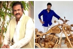 birthday, actor, mohan babu gifts chiranjeevi a customized wooden bike on his birthday, Samantha akkineni