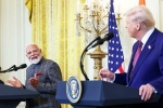 Narendra Modi and Donald Trump latest meeting, Narendra Modi and Donald Trump new updates, narendra modi and donald trump meet highlights, Prime minister modi