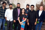 Ted Sarandos with Charan, Ted Sarandos news, netflix ceo lands in the residence of chiranjeevi, Sai dharam tej