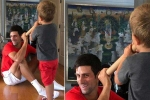Novak Djokovic, Novak Djokovic tweet, is tennis star novak djokovic a devotee of lord krishna this viral pic with his kids is a proof, Roger federer