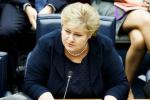 Erna Solberg, Norwegian Prime Minister, norwegian prime minister erna solberg caught playing pokemon go in parliament, Erna solberg