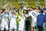 Real Madrid, Benzema, real madrid clinches its 3rd title this year, Club world cup