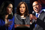 tulsi gabbrd, tulsi gabbrd, indian american community turns a rising political force giving 3 mn to 2020 presidential campaigns, Los angeles times