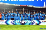 India Vs Australia T20 series scores, Team India, t20 series india beat australia by 4 1, Aaron