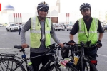 hajj on bicycle from india, cycling to hajj, two indian men cycling to mecca for haj while fasting for ramadan, Mecca
