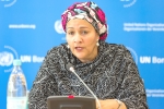 international yoga day logo, Deputy United Nations SecretaryGeneral Amina Mohammed, international day of yoga 2019 yoga is force for fighting climate change fostering global harmony says un, Yoga exercises