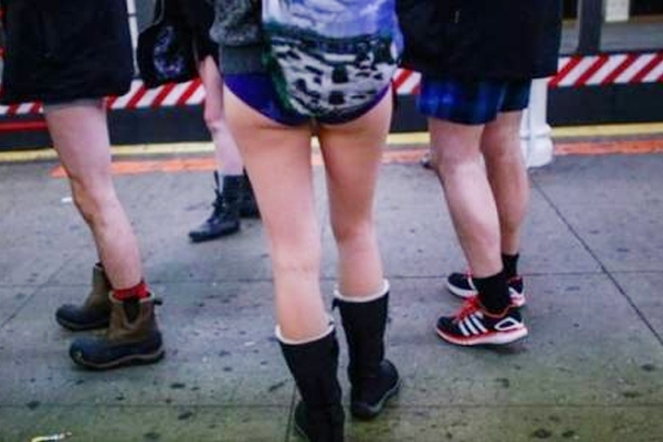 No Pants Subway Ride, 2017!
