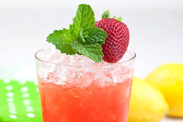 Real Strawberry Lemonade!