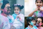 allu arjun biography, allu arjun brother, in pics allu arjun s adorable moments with family for holi is too cute to miss, Happy holi