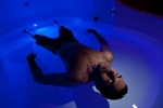 Mercy Medical Center, Greg Fischer, floatation therapy to ease pain and reduce stress, Ptsd