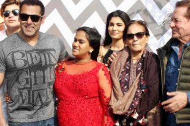 Salman Khan at Arpita Khan’s lavish baby shower